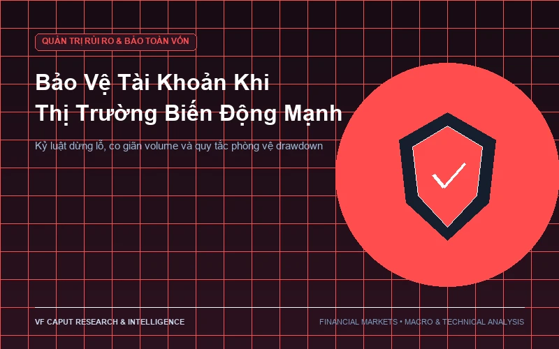 Cách bảo vệ tài khoản khi thị trường biến động mạnh