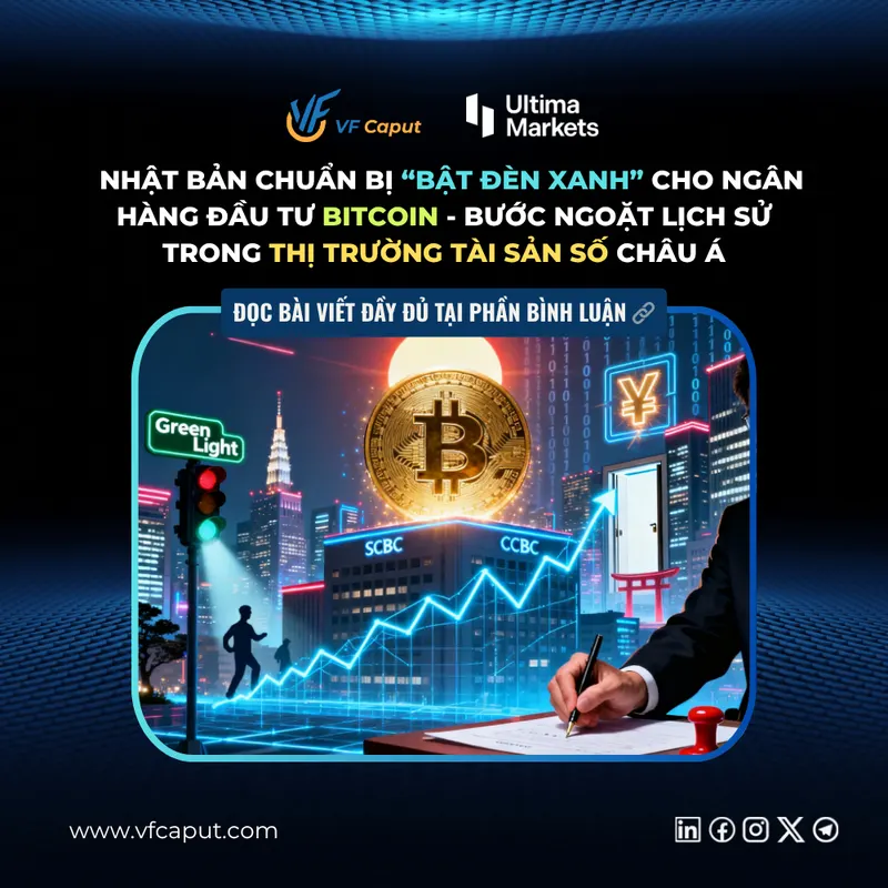 Nhật Bản chuẩn bị “bật đèn xanh” cho ngân hàng đầu tư Bitcoin – Bước ngoặt lịch sử trong thị trường tài sản số châu Á