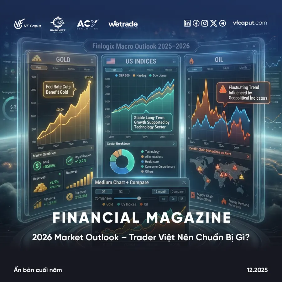 Bìa Tạp chí Tài chính — 2026 Market Outlook